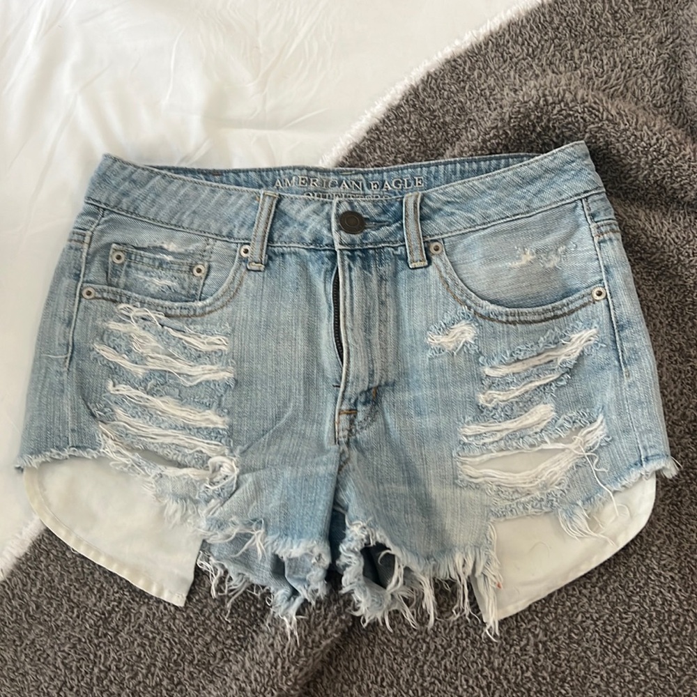 American Eagle Hi Rise Festival Shorts
